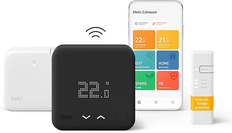 ترموستات هوشمند tado° Basic با وایرلس وپایه
