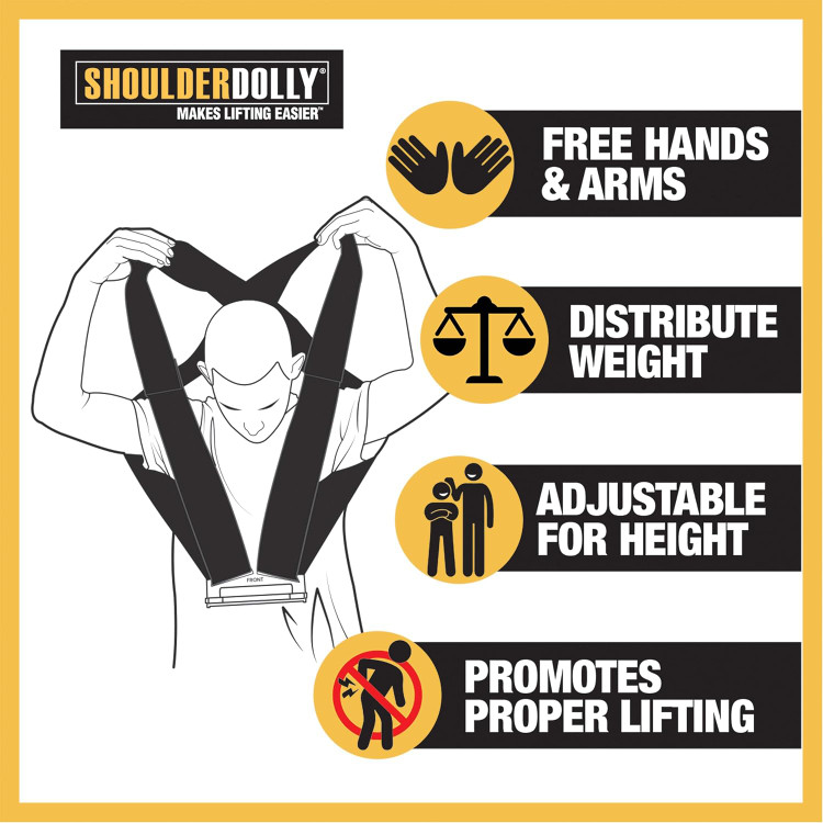 کمربند باربری وسایل سنگین Shoulder Dolly