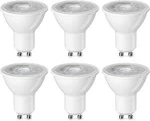 لامپ هالوژن  GU10 آمازون بیسیکس بسته 6 عددی با نور گرم