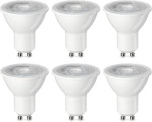 لامپ هالوژن GU10 آمازون بیسیکس بسته 6 عددی با نور گرم