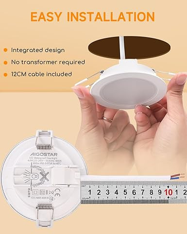 چراغ سقفی 6 وات تکی Aigostar LED