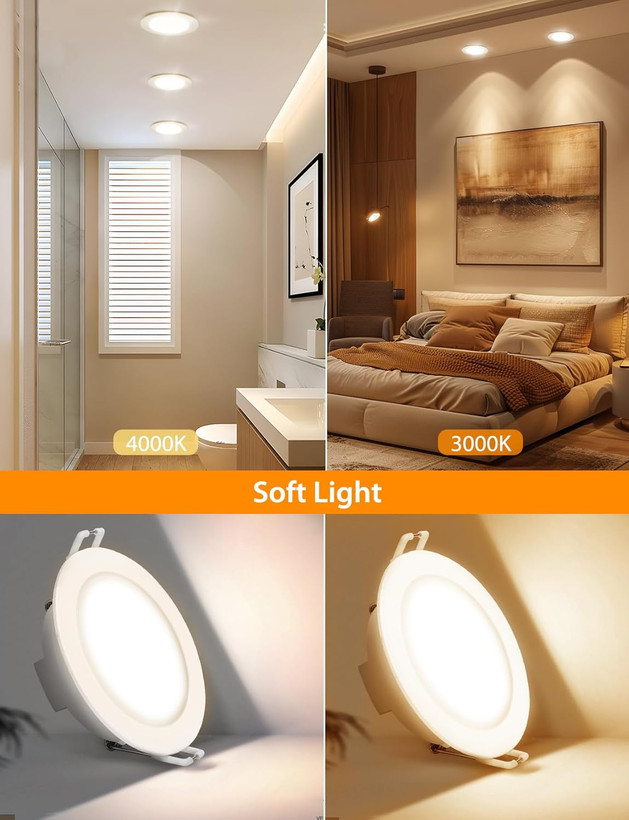 چراغ سقفی 6 وات تکی Aigostar LED