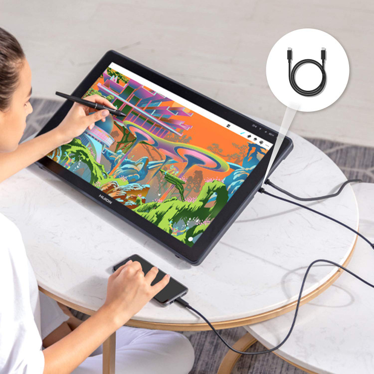 کابل حرفهای usb c to c هوئیون