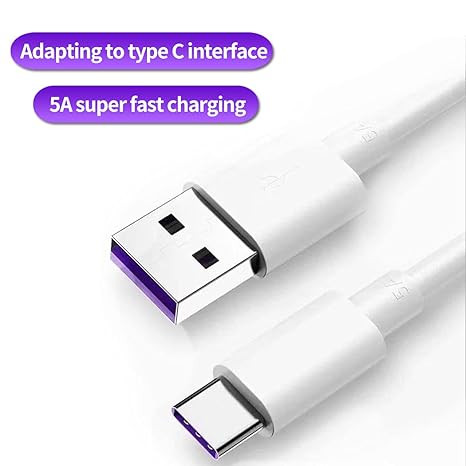کابل Type c سفید 1 متری