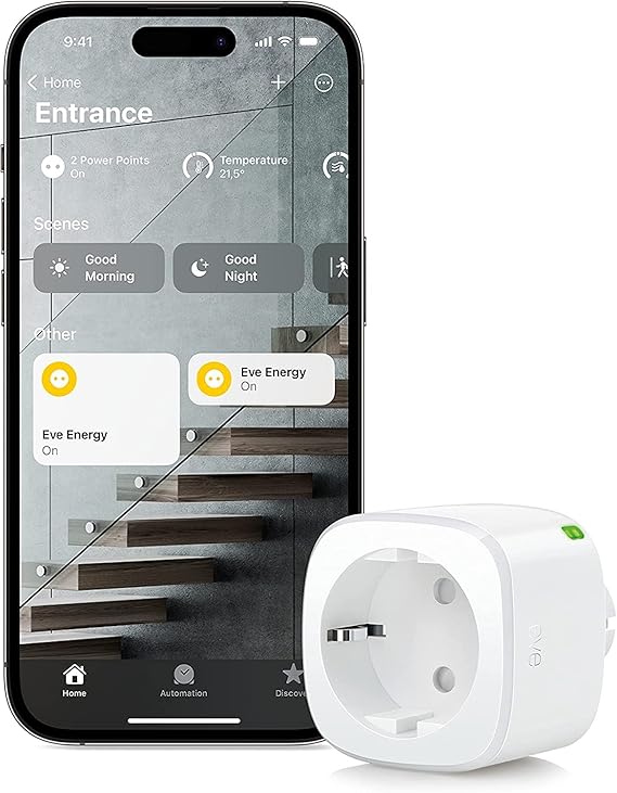 پریز هوشمند Eve Smart Device Control مدیریت انرژی و درب‌ها