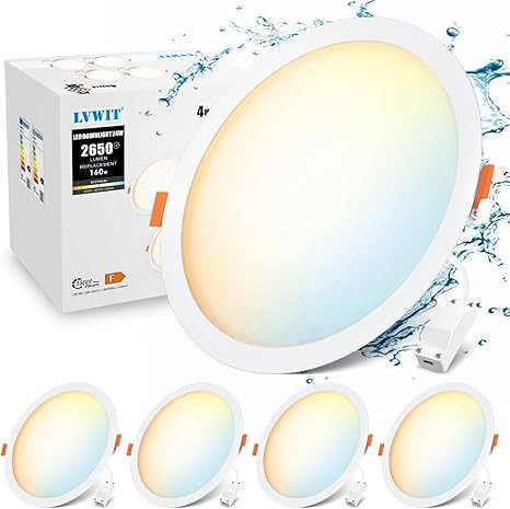چراغ سقفی توکار LVWIT 24W