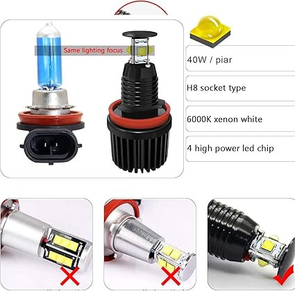 هدلایت خودرو 40 واتی WinPower H8