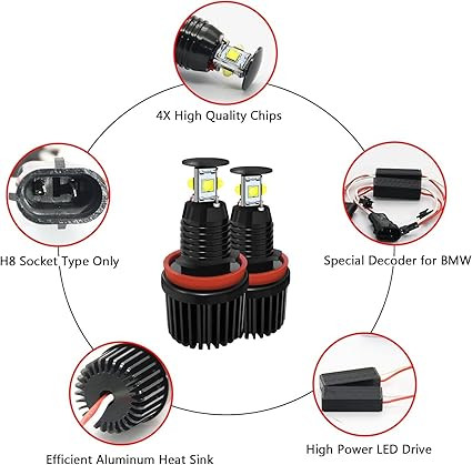 هدلایت خودرو 40 واتی WinPower H8