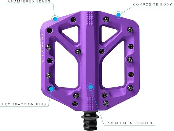 پدال مسطح Crankbrothers برای دوچرخههای BMX و MTB