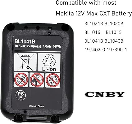 باتری جایگزین 12V 4A سازگار با ابزارهای برقی