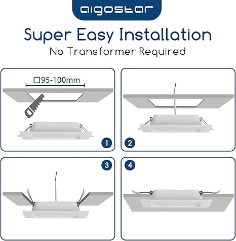 چراغ LED توکار 9وات آیگوستار