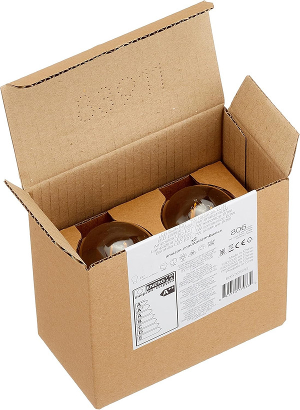 لامپ 7 واتی Amazon Basics LED E27 بسته 2 عددی