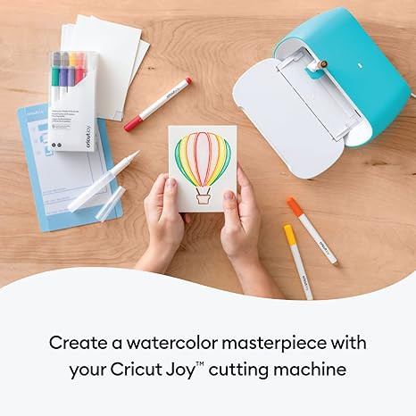 پک کامل طراحی شامل دستگاه Cricut Joy مات برش، قلمها و کارتهای پرنسسی