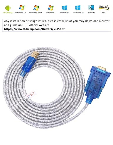 مبدل USB 2.0 به RS232 به طول 1.5 متر