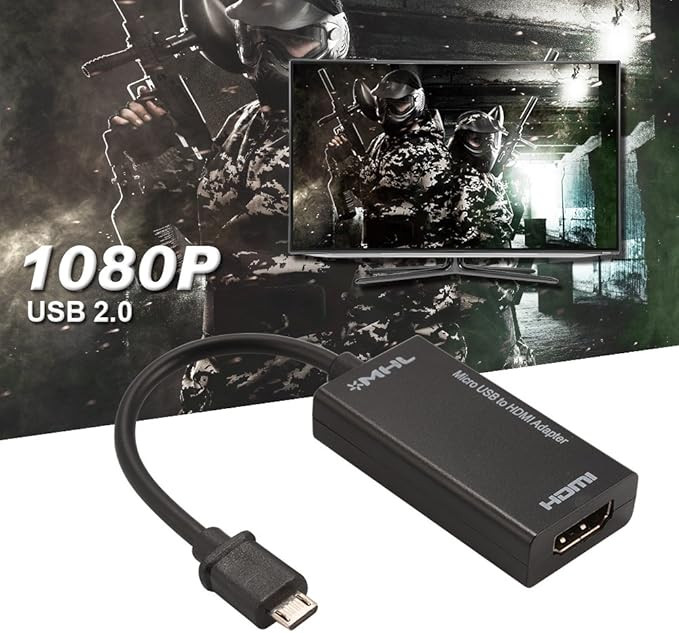 مینی میکرو USB به HDMI با پشتیبانی از MHL