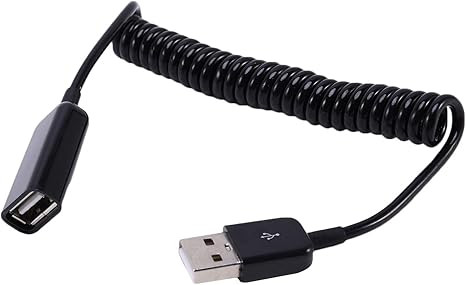 کابل رابط مارپیچ USB نری به مادگی Eighosee با طول طول 1 متر