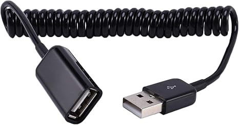 کابل رابط مارپیچ USB نری به مادگی Eighosee با طول طول 1 متر