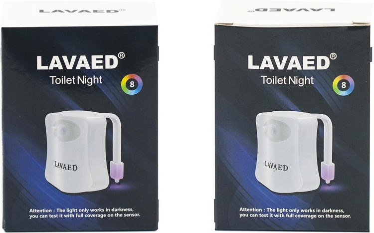 لامپ دستشویی هوشمند LAVAED با سنسور حرکتی 8 رنگ