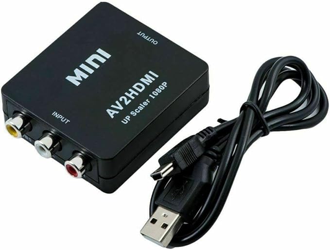 مبدل RCA به HDMI با پشتیبانی 1080P همراه کابل USB
