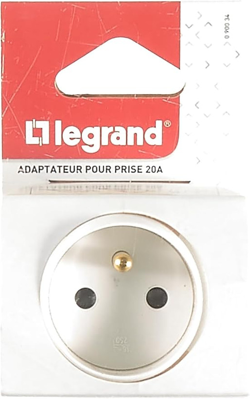 پریز برق دو پل Legrand سوکت نری 16 آمپر