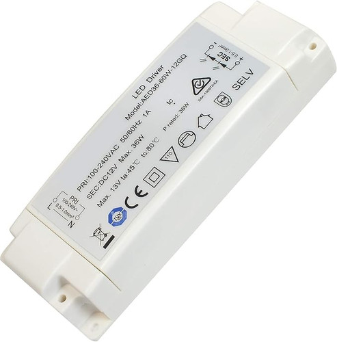 ترانسفورماتور LED ابیشن 36 وات منبع تغذیه AC240V به DC12V برای لامپهای MR16 و MR11 و G4
