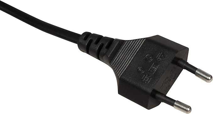 سیم برق اروپایی 1نیم متری MC POWER با کلید و سرپیچ E14 مناسب لوستر و چراغ