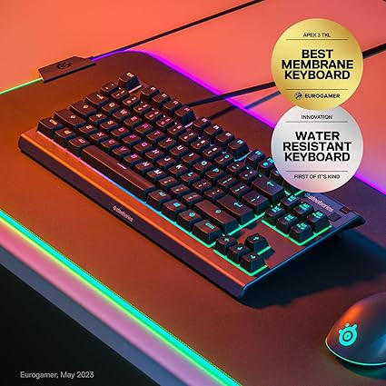 کیبورد گیمینگ SteelSeries Apex 3 TKL RGB