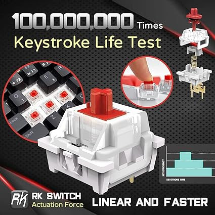 کیبورد RK ROYAL KLUDGE گیمینگ MK60