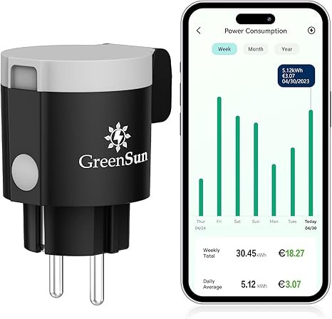 پریز هوشمند 16 آمپر GreenSun