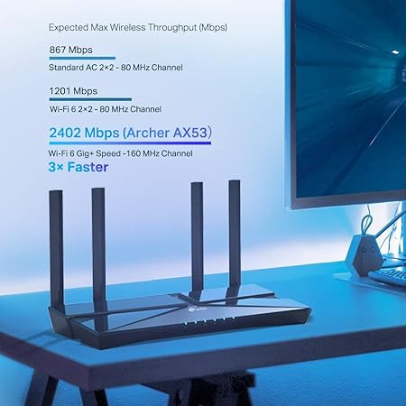 روتر دو باند TP-Linkمدل Archer AX53 Gigabit Wi-Fi 6 AX3000