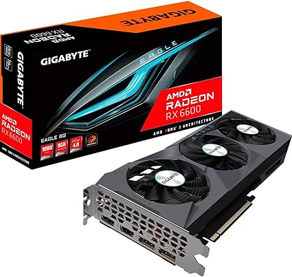 کارت گرافیک گیگابایت مدل AMD Radeon RX 6600 EAGLE با حافظه 8GB