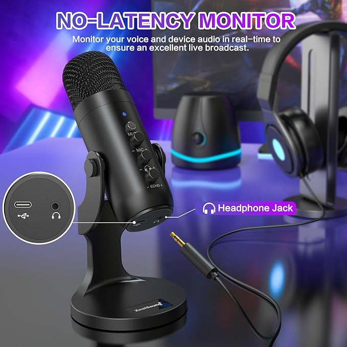 میکروفون استودیویی حرفهای کاندنسر zealsound