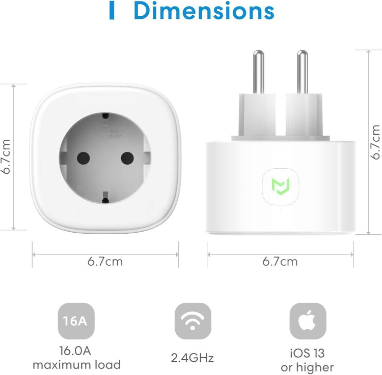 پریز هوشمند Meross با پشتیبانی از Apple HomeKit (اصلی)