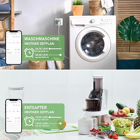 پریز هوشمند GreenSun سازگار با WiFi 2.4GHz بسته 1 عددی