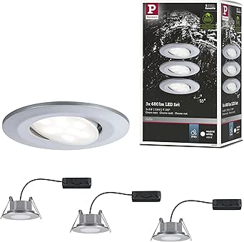 چراغ LED توکار Paulmann مدل Calla Rond بسته 3 عددی ۵.۲ وات
