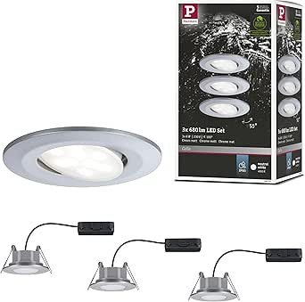 چراغ LED توکار Paulmann مدل Calla Rond بسته 3 عددی ۵.۲ وات