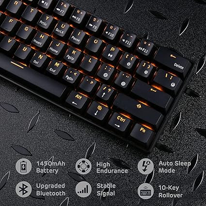 کیبورد مکانیکال بیسیم RK ROYAL KLUDGE مدل RK61