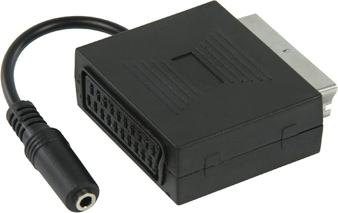 مبدل SCART نر به مادگی KnnX 28056 با خروجی صوتی 3.5 میلیمتری