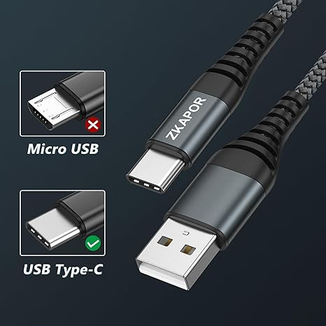 کابل شارژ USB-C مدل ۳۰ سانتیمتری