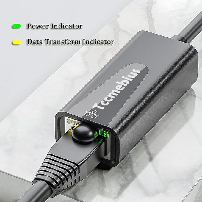مبدل USB 2.0 به شبکه LAN اترنت مدل Tccmebius