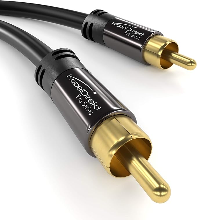 کابل صوتی و تصویری KabelDirekt طول 1متری1 RCA به 1 RCA