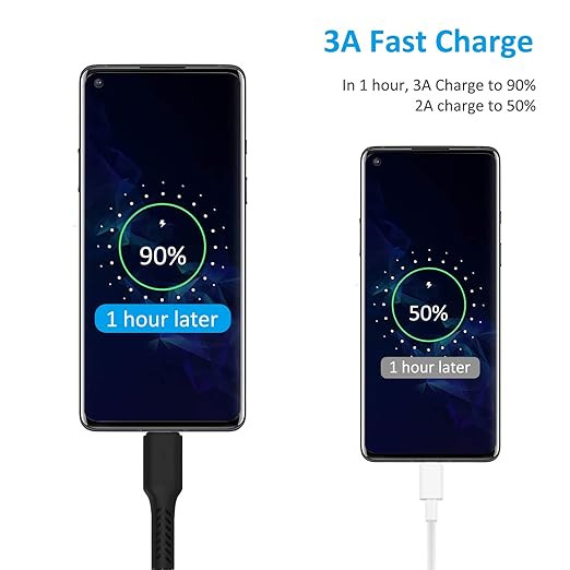 کابل USB-C فست شارژ 10 سانتیمتری بسته 5 عددی