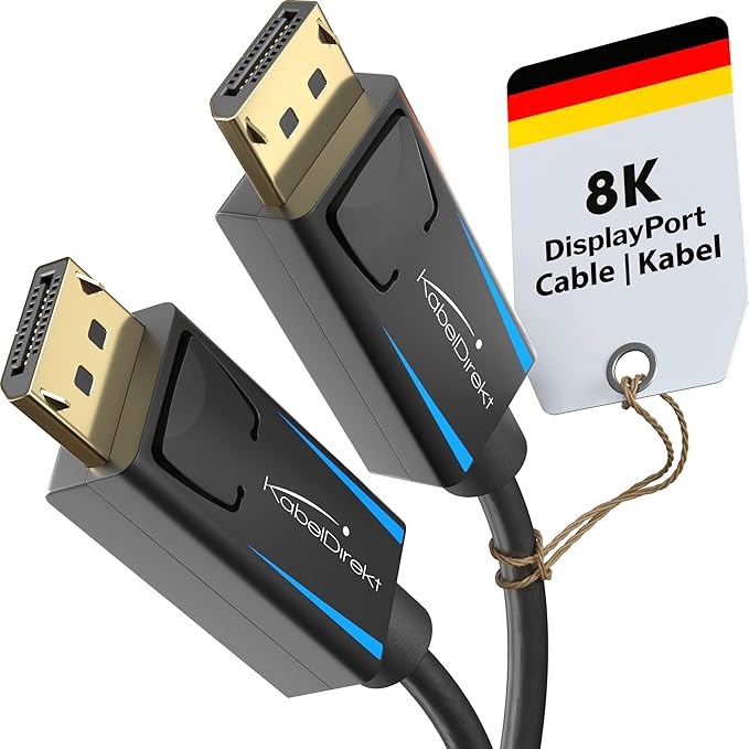 کابل DisplayPort برند کابل دایرکت پشتیبانی از رزولوشن 4K و 8K