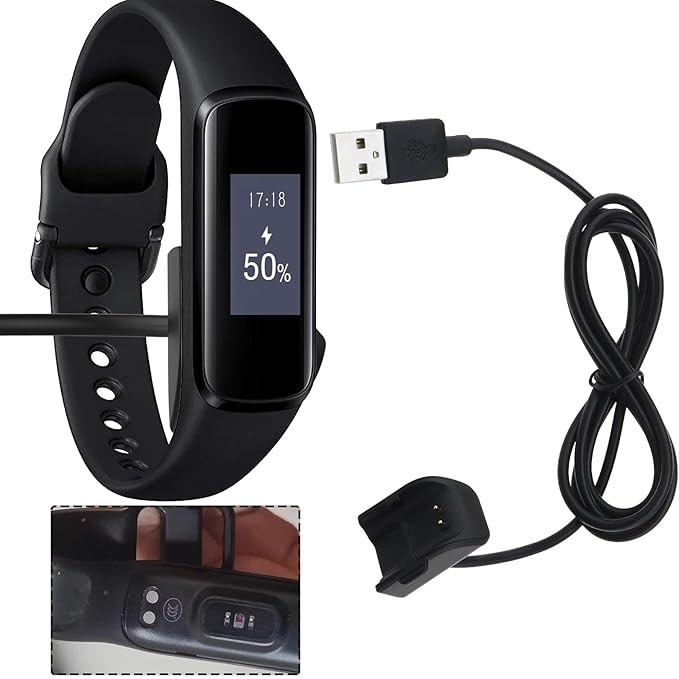 کابل شارژ USB مخصوص دستبند هوشمند سامسونگ Galaxy Fit 2 بسته ۲ عددی