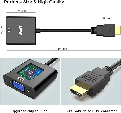 مبدل HDMI به VGA برند BENFEI