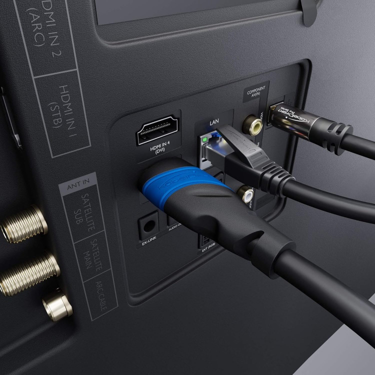 کابل HDMI طول 6 متر برند KabelDirekt پشتیبانی تصویر تا 4k
