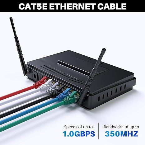 کابل شبکه Cat5e طول 22 متر