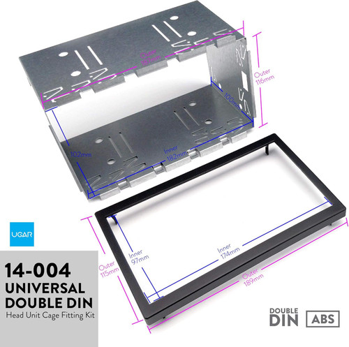 قاب مانیتور خودرو UGAR 14-004 میلیمتر180×113