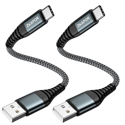 کابل شارژ USB-C کوتاه ZKAPOR