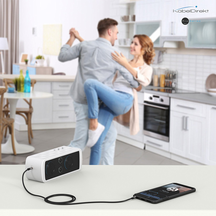 کابل صوتی KabelDirekt 3.5mm طول 10 متر